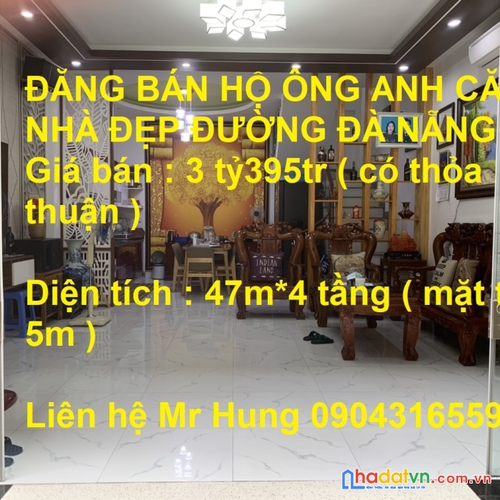 Đăng bán hộ ông anh căn nhà đẹp đường đà nẵng