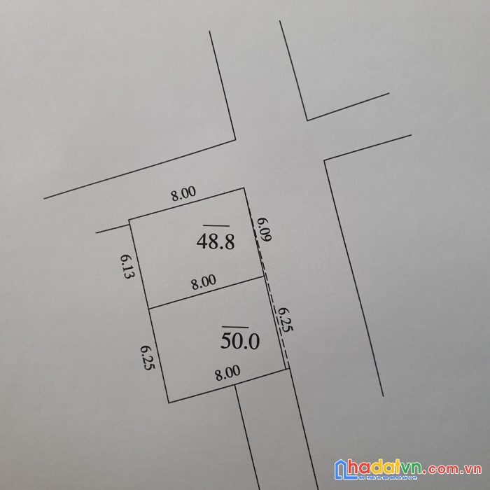 Siêu phẩm 48.8m2 lô góc 2 mặt tiền thôn đoài - nam hồng - đông anh , đường 8m