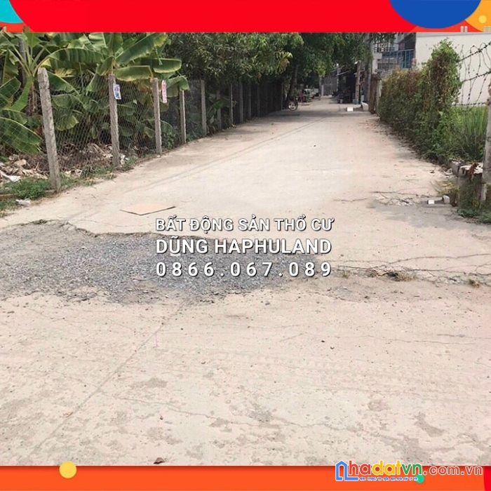 Đất full thổ cư. 8m6 x 26m, nở hậu 9m1. thạnh lộc 43, phường thạnh lộc, quận 12