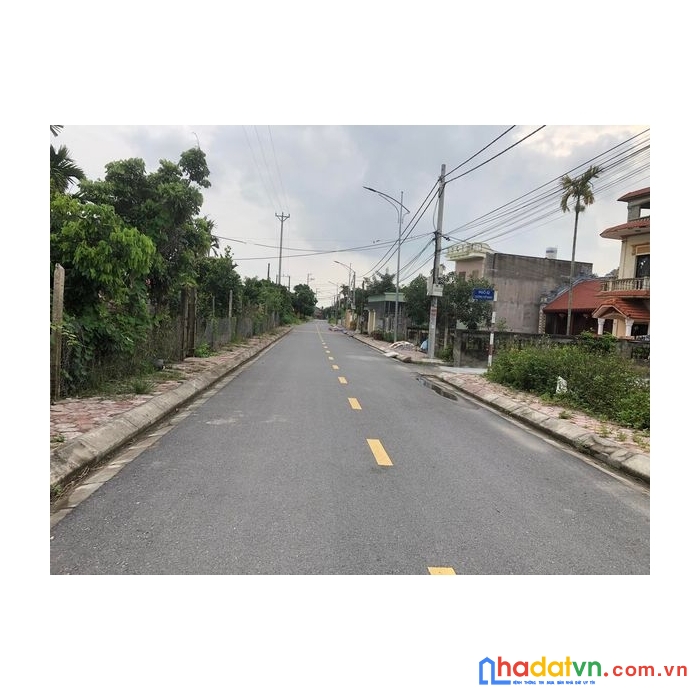 Lô đất 86m2  mặt đườngthể nhân, hòa nghĩa, dương kinh chỉ 1,53 tỷ