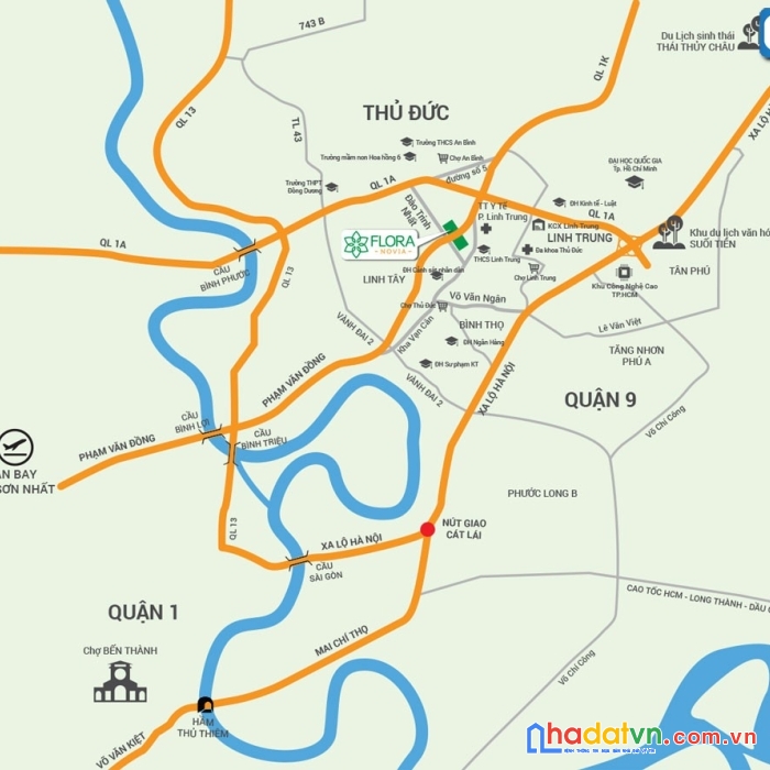 Bán căn hộ flora novia tầng cao view thoáng chính chủ