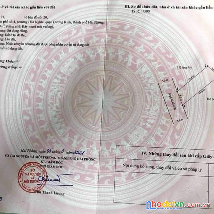 Chỉ hơn 1 tỷ sở hữu ngay lô đất tại tĩnh hải, hòa nghĩa, dương kinh