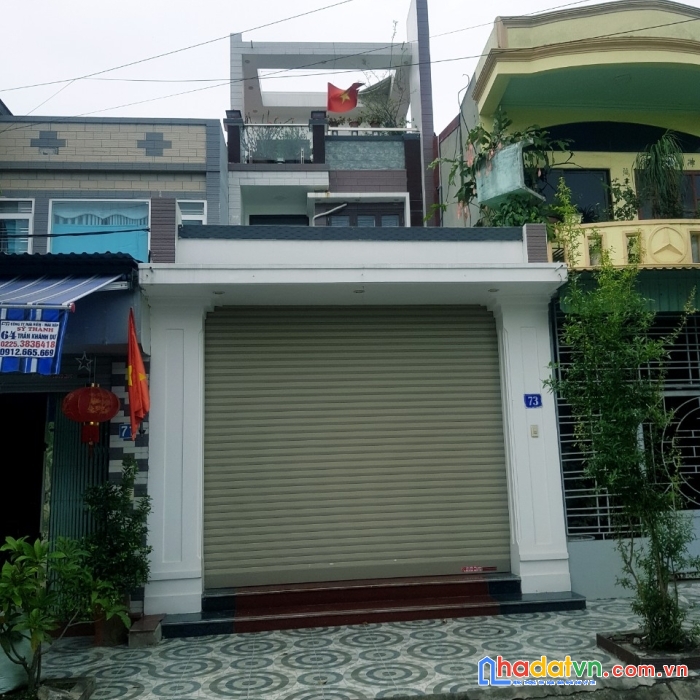 Căn nhà 3 tầng 2 mặt tại mặt đường vũ hộ , hải thành , dương kinh , hải phòng . mới xây 2010