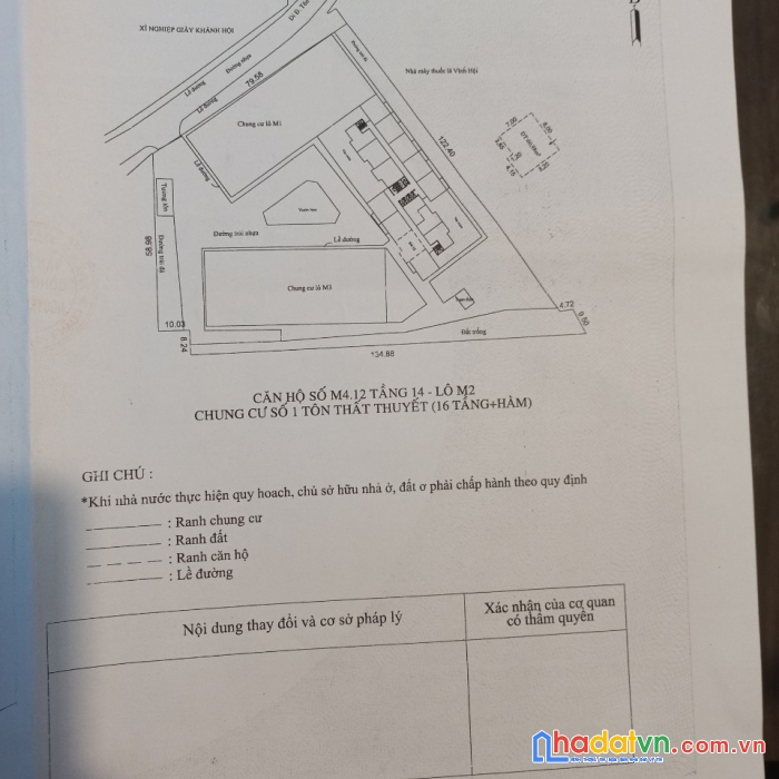 Cần bán căn hộ 61m2 , 2pn tôn thất thuyết ,phường 1, quận 4