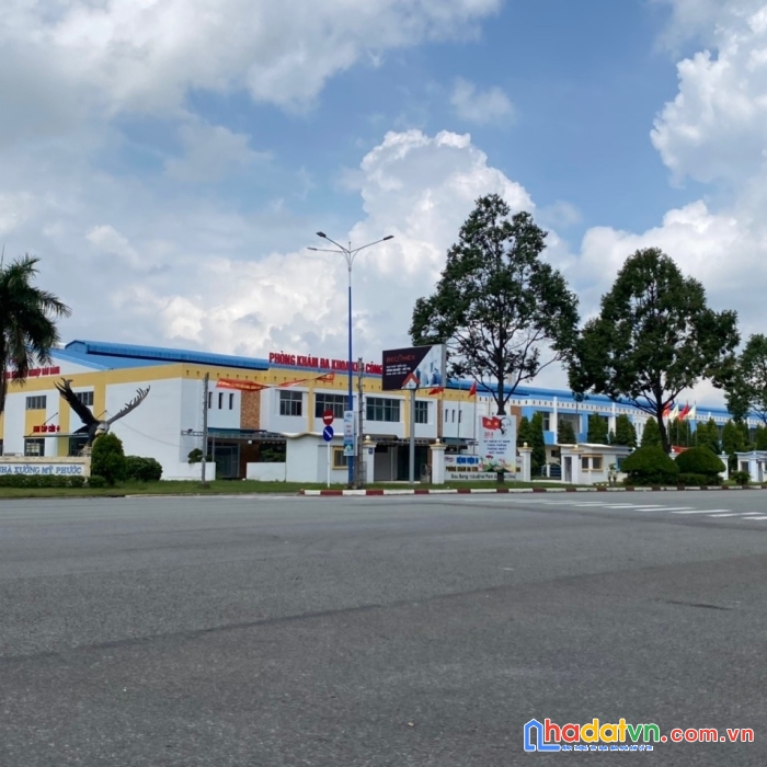 Vợ chồng em cần tiền xây nhà có lô đất 106m2 cần bán xác ngay trạm y tế bàu bàng