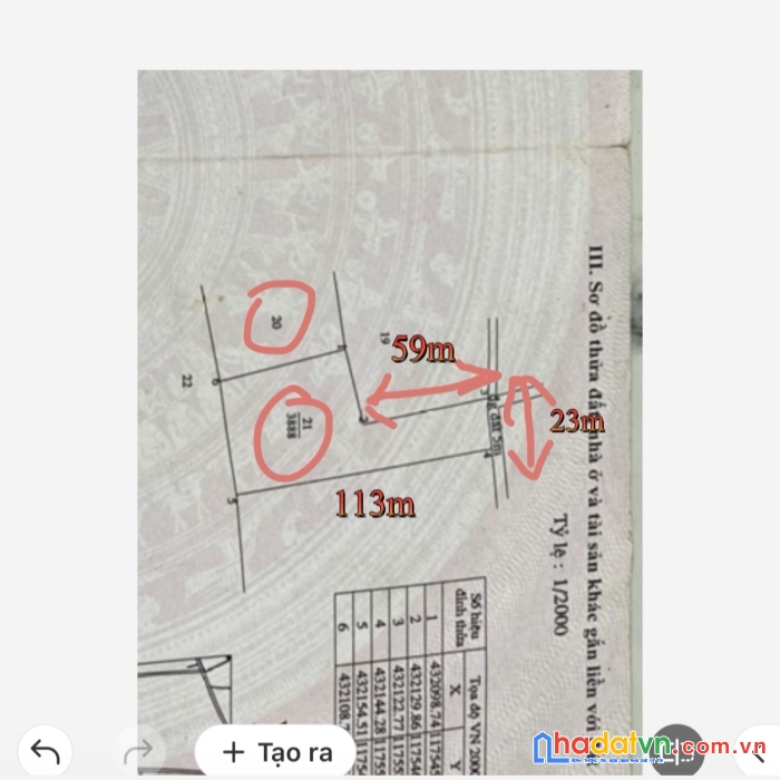 Cần bán gấp! một em chân daì, giá đầu tư. hắc dịch- bà rịa vũng tàu