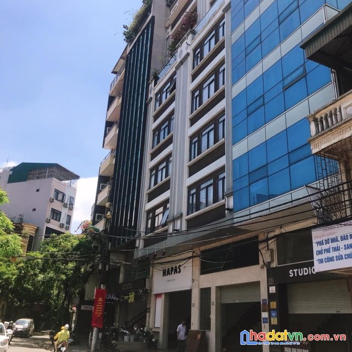 Bán toà nhà phố trần thái tông cầu giấy 130 m2  10 thông sàn 83 tỷ