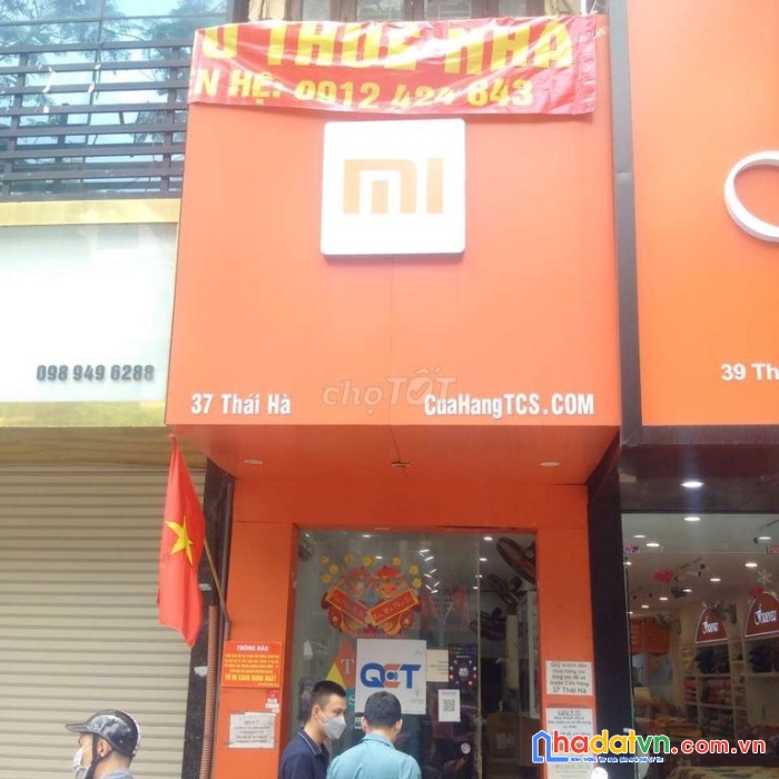 Cho thuê mặt bằng kinh doanh tại số nhà 37 - thái hà - phường trung liệt - quận đống đa - hà nội