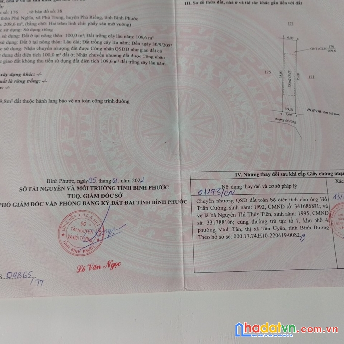 Sở hữu ngay lô đất đẹp vị trí đắc địa tại thôn phú nghĩa, xã phú trung, huyện phú riềng, tỉnh bình