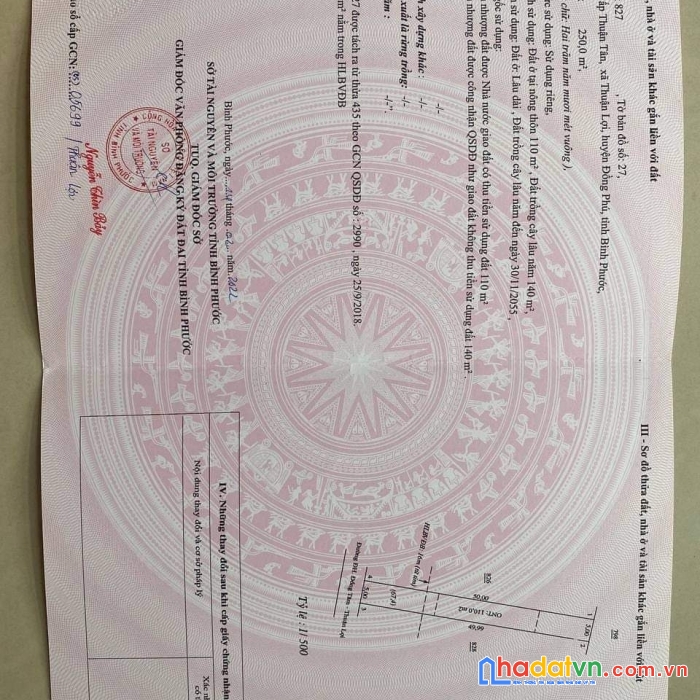 Cần bán 9 nền giá f0, 3 mặt tiền đường nhựa