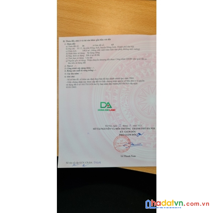 Chính chủ bán đất mặt đường đông anh năm 2022