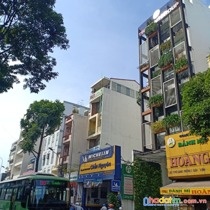Bán nhà mặt tiền phổ quang, tân bình, 6 tầng, ngang 4 x 20, chỉ 22.5 tỷ.