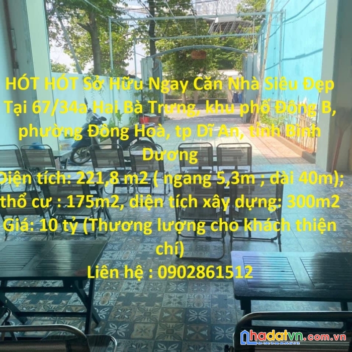 Hót hót sở hữu ngay căn nhà siêu đẹp tại tp dĩ an tỉnh bình dương