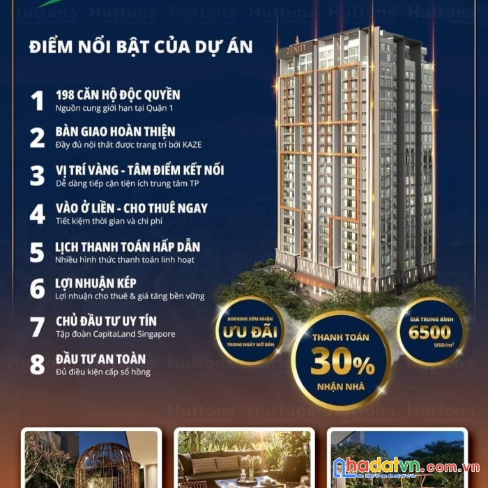 Dọn vào ở ngay căn hộ quận 1  zenity