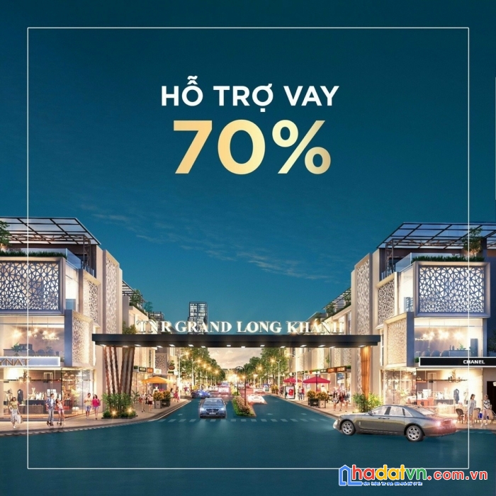 Trả góp 0% 18 tháng chỉ có tại tnr grand long khánh