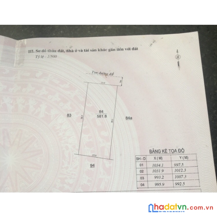 Chính chủ cần bán lô đất vị trí đẹp tại thị xã đồng xoài, tỉnh bình phước