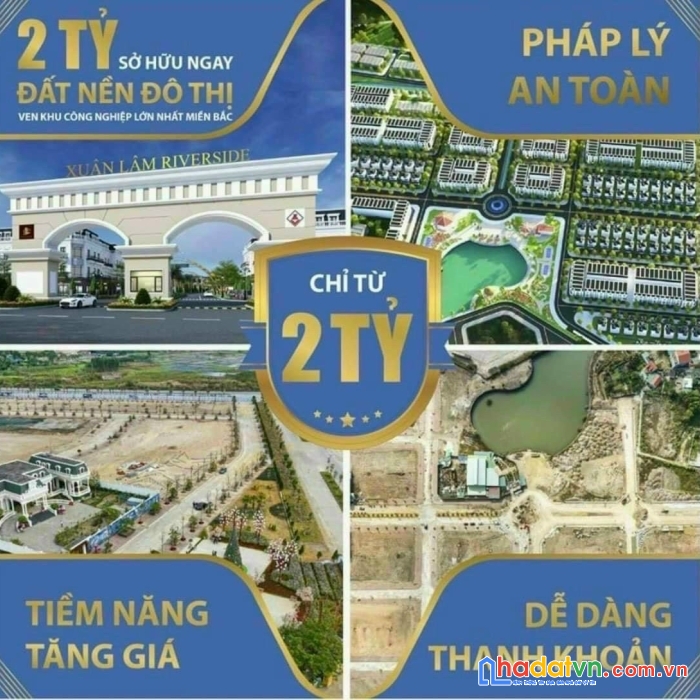 Chính chủ cần bán lô đất dự án vị trí đẹp tại xuân lâm riverside tp uông bí quảng ninh