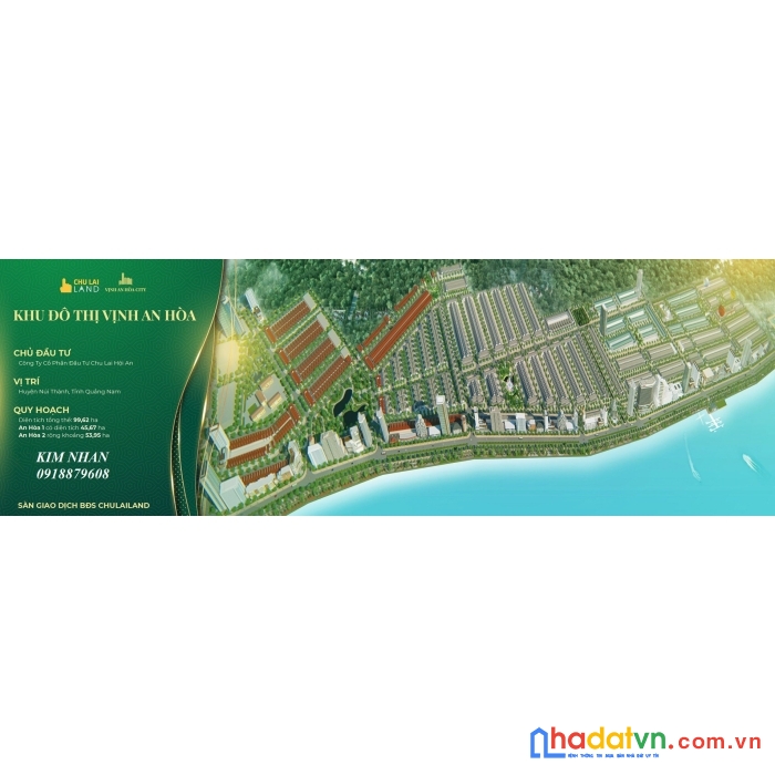 Cần bán gấp lô đất giá siêu đầu tư tại vịnh an hòa - đường võ chí công quảng nam