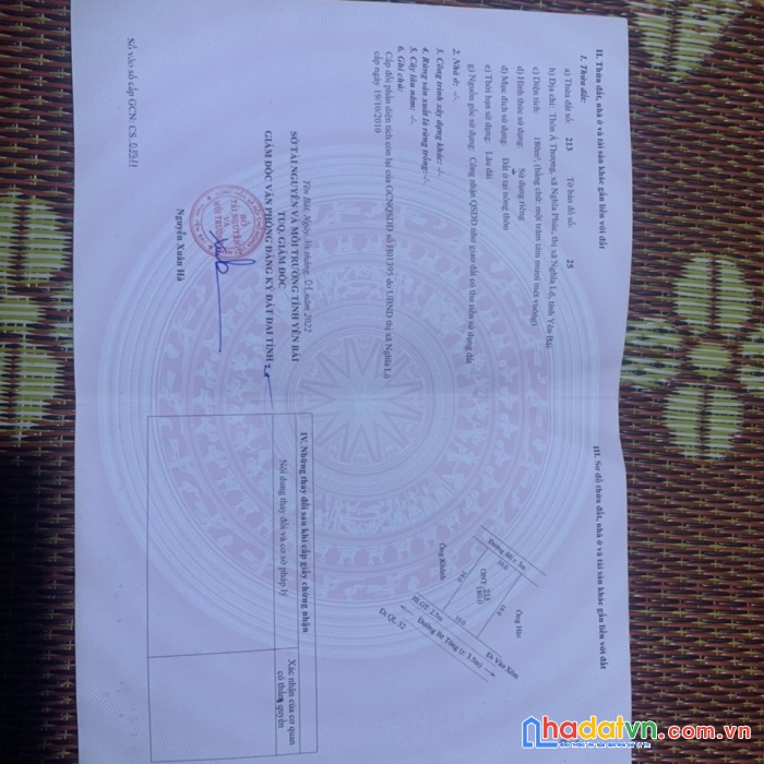 Chính chủ cần bán nhà vị trí đẹp tại tỉnh : yên bái