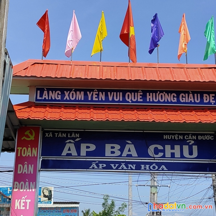 Bán đất ấp bà chủ , tuyến tránh cần đước  , gần ca huyện cần đước ,165m2 . 8,8 triệu/m2