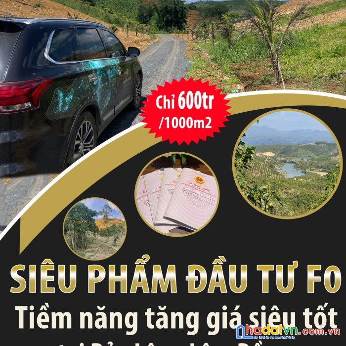 Siêu phẩm đầu tư f0, tiềm năng tăng giá siêu tốt tại bảo lâm, lâm đồng. 1 lô chỉ từ 600
