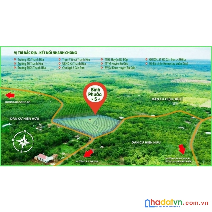 Mặt tiền đường nhựa 12m giá 439tr