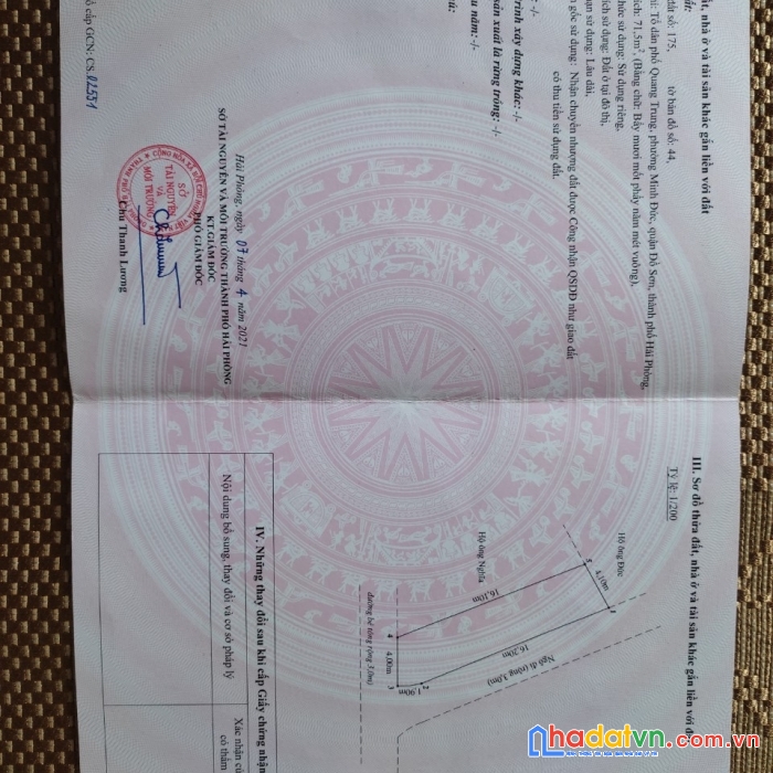 Sở hữu ngay lô đất đẹp vị trí đắc địa tại  171 thượng đức-phường minh đức-quận đồ sơn- tp hải