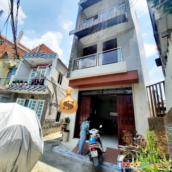 Cần bán căn nhà 4 tầng 73m2 xe hơi vô nhà đường quang trung, gò vấp giá 6,5 tỷ