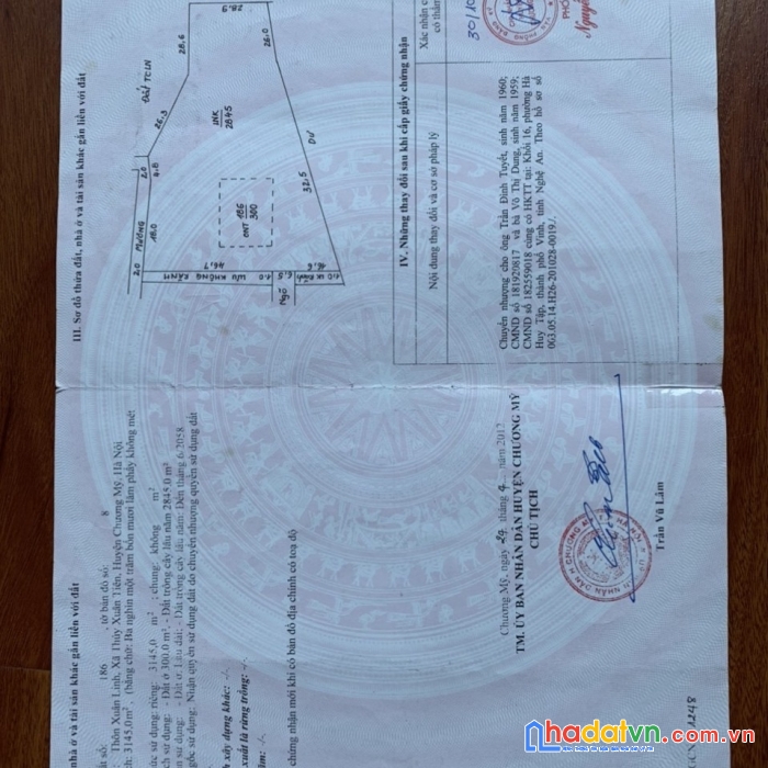 Bán hộ anh trai lô đất chính chủ tại chương mỹ , hà nội. liên hệ ngay em hưng 0971748688