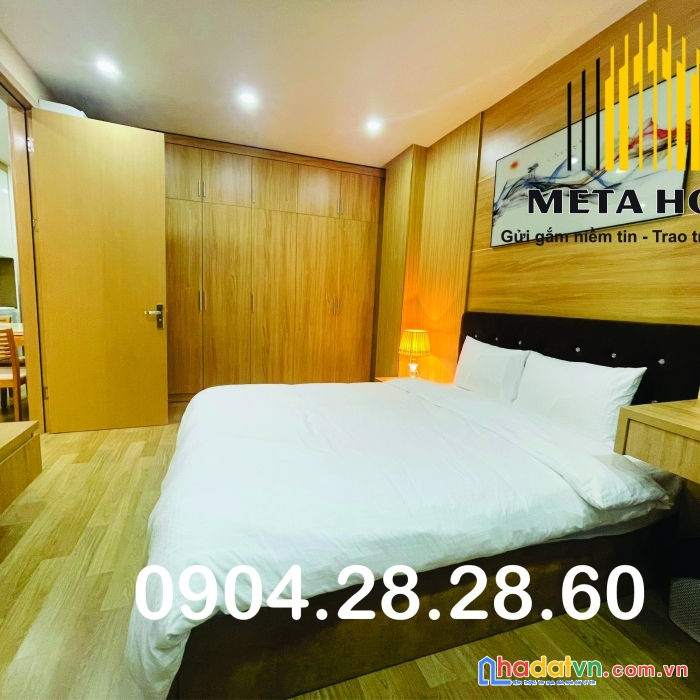 Cho thuê căn hộ 2 ngủ mặt đường văn cao nội thất hiện đại lh: 0934205524