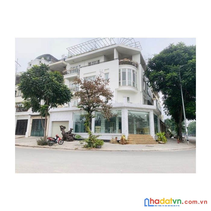 Bán nhà biệt thự kđt mới văn khê 210m2 - 4t - mt 24m, lô góc, sân vườn: giá 21xxxx