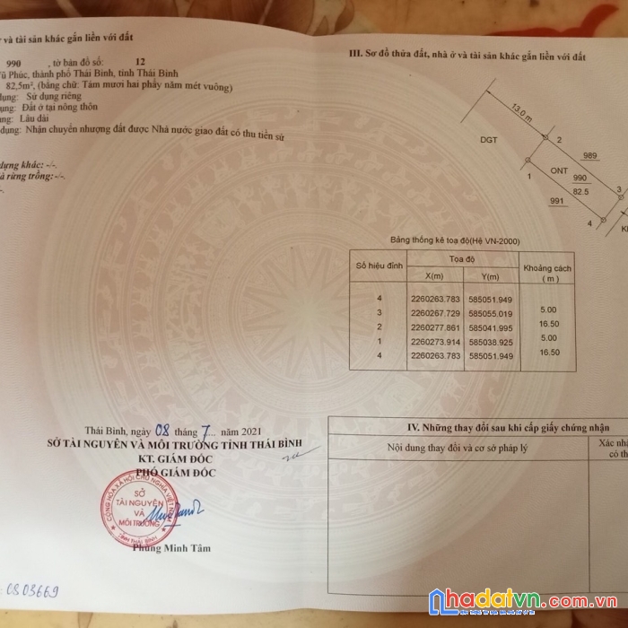 Chính chủ cần bán lô đất tại khu đô thị vũ phúc lô a8lk02_04- tp thái bình _ tỉnh thái bình.