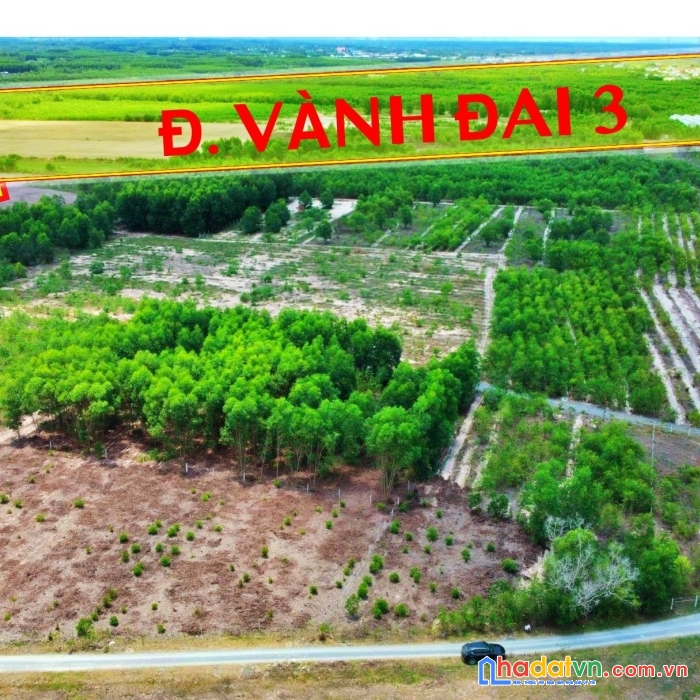 Bán đất vườn mặt tiền đường vành đai 3 - giai đoạn 2a - giá 5tr/m2