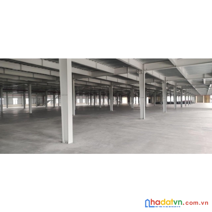 Nhà xưởng 02 tầng diện tích: 17.513,76m2.