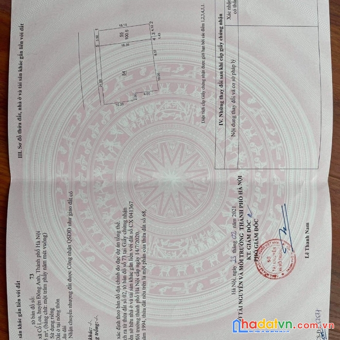 Hàng hiếm bìa làng tại xom vang, cổ loa, đông anh view hồ điều hoà. lh 0332995330