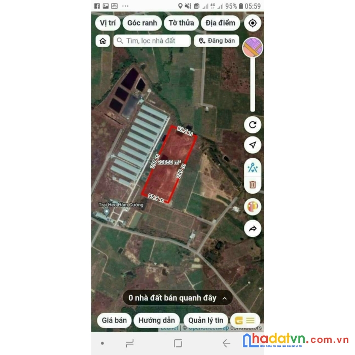 Cần bán gấp lô đất đẹp xã hàm cường huyện hàm thuận nam, bình thuận