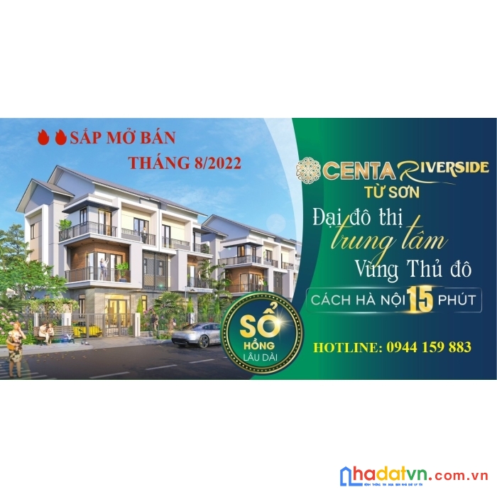 Hot hot mở bán giá gốc chủ đầu tư centa riverside từ sơn