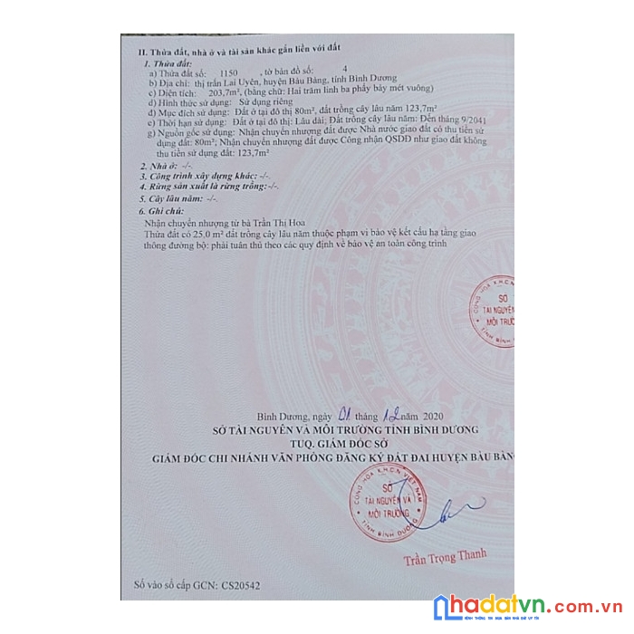 Bán 203m2 đất thổ cư ngay chợ lai uyên, ql13 rẽ vào, tỉnh bình dương giá 1.2 tỷ