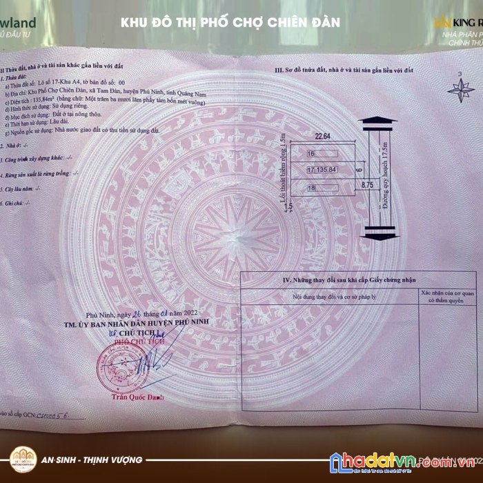 Có 2 suất nội bộ, chiết khấu cao, giá trực tiếp từ chủ đầu tư dự án khu phố chợ chiên đàn