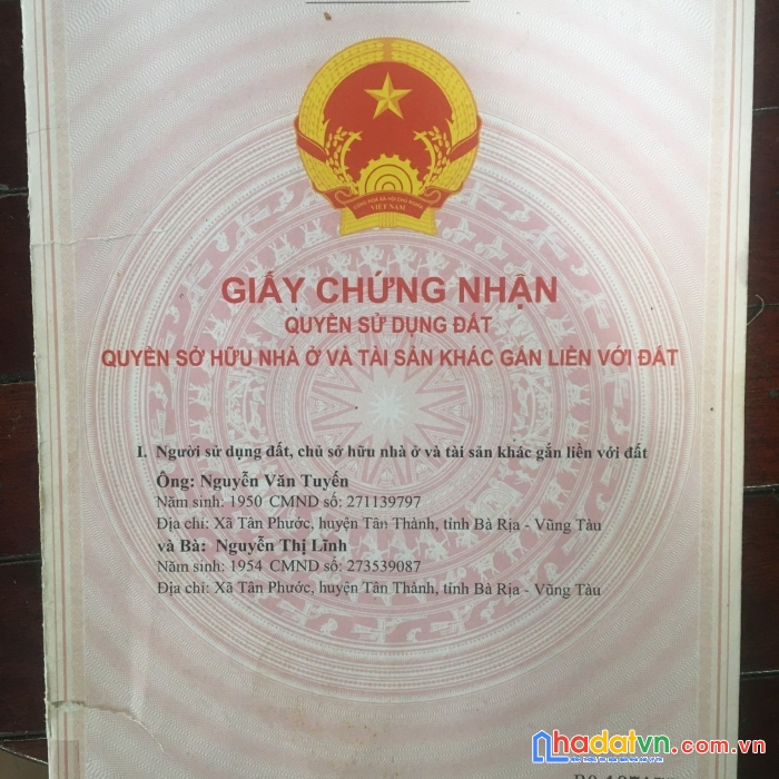 Bán lô đất tại xã gia hiệp, huyện di linh, tỉnh lâm đồng.lh: 0854474878