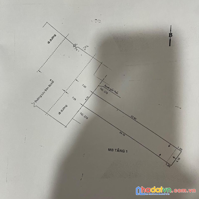Bán nhà mặt tiền đường lũy bán bích, quận tân phú, 103m2, tròn 20 tỷ .