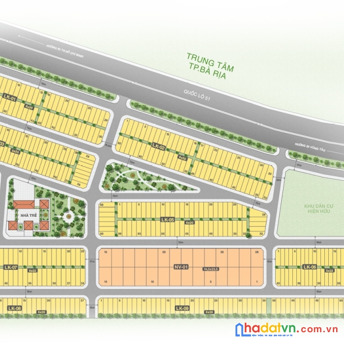 Phân phối đất nền dự án bà rịa city gate