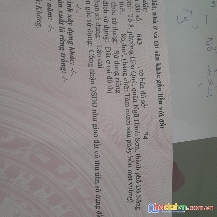 Sở hữu ngay lô đất hẻm ô tô vị trí siêu đẹp, siêu rẻ tại p hòa quý, q ngũ hành sơn, đà nẵng