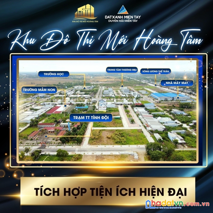 Đất nền kđt mới hoàng tâm tp cà mau - vẻ đẹp tiềm năng - không gian sống lý tưởng