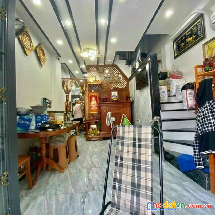 Bán nhà trệt hẻm xe hơi phường 14, quận 8 (86.90m2) sổ hồng riêng.