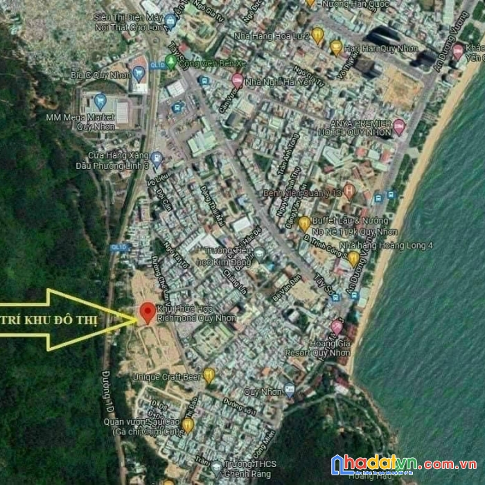 Mở bán đât nền richmond quy nhơn đường chế lan viên ghềnh ráng