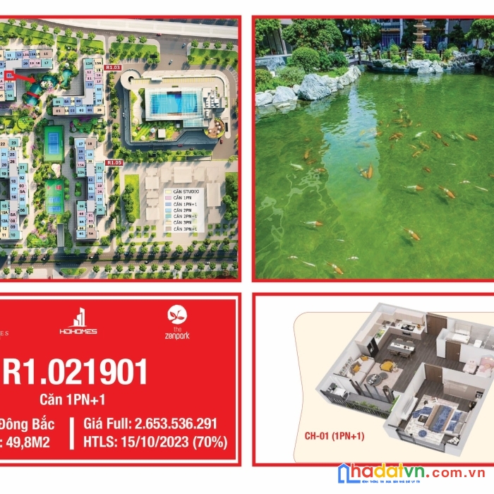 Chung cư cao cấp vinhomes ocean park vốn chỉ từ 599  triệu