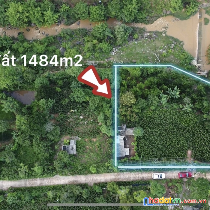 Bán gấp mảnh đất 1484m2, sẵn 400m2 thổ cư tại chiềng sơn - mộc châu.