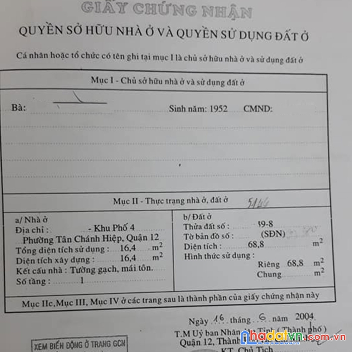Q12.169. hxh thông, tương lai mt 12m, lộ giới nhỏ, dt.69m2, nhỉnh 3.5 tỷ