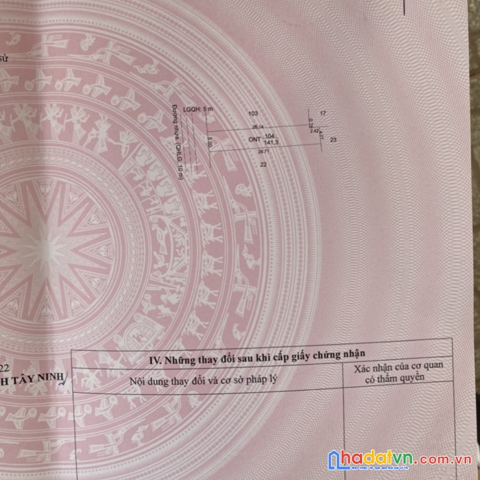 Đất chợ tân biên kinh doanh buôn bán được